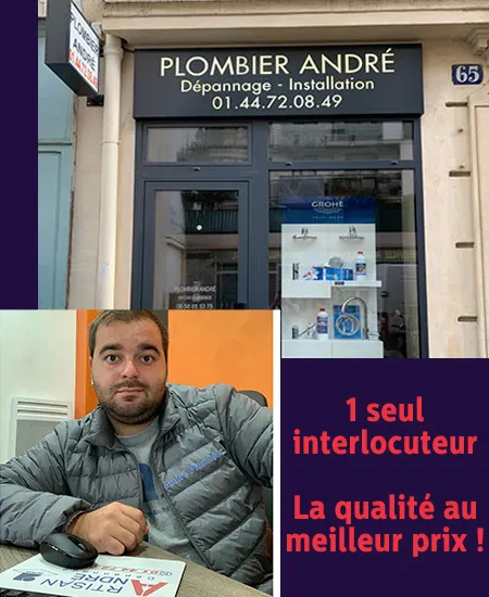 Plombier André à Paris 15