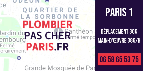 plombier Paris 1