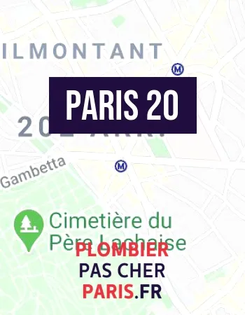 plombier Paris 20