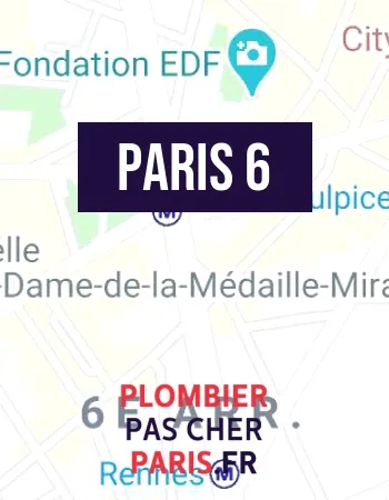 plombier Paris 6